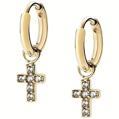 Orecchini Amen Donna Acciaio donna in Acciaio Zircone ACE818370G - ACE818370G